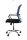 SCAUN BIROU RFG PARMA BLACK W BLACK SEAT/BLUE MESH BACK