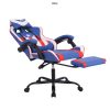 SCAUN GAMING RFG MAX GAME ECO-LEATHER BLUE & WHITE